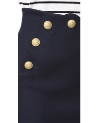 RED Valentino Pencil Skirt With Button Detail