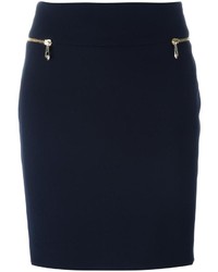 Versace Collection Zipped Pockets Pencil Skirt