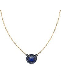 Yossi Harari Ella Blue Sapphire Pendant Necklace