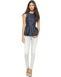 Tibi Simona Jacquard Top