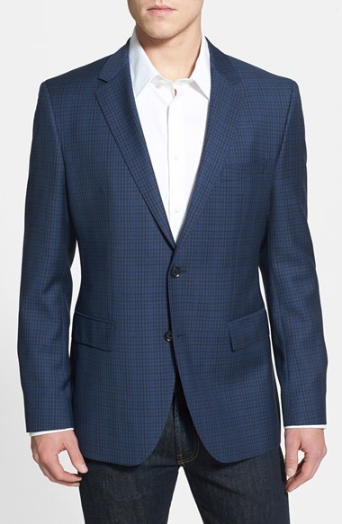 hugo boss navy sport coat