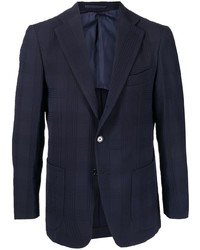 Man On The Boon. Checked Single Breasted Blazer