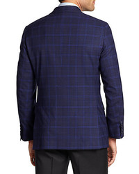 Saks Fifth Avenue Collection Samuelsohn Two Button Check Sportcoat