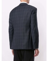 Kent & Curwen Faded Check Single Breasted Blazer