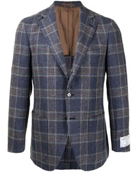 Man On The Boon. Glen Check Notched Single Jacket