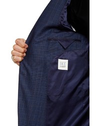 Ike Behar Pandora Plaid Two Button Notch Lapel Wool Suit Separates Jacket