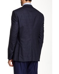 Ike Behar Pandora Plaid Two Button Notch Lapel Wool Suit Separates Jacket