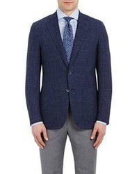 Isaia Plaid Gregory Sportcoat Blue