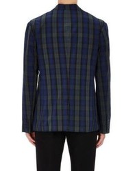 Marc by Marc Jacobs Plaid Stanley Sportcoat Blue Size S
