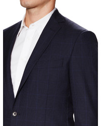 Wool Houndstooth Plaid Sportcoat