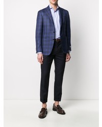 Canali Woven Check Pattern Blazer