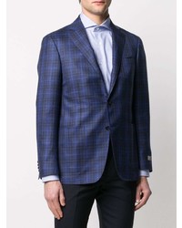 Canali Woven Check Pattern Blazer