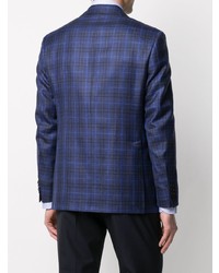 Canali Woven Check Pattern Blazer