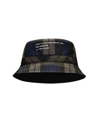 Navy Plaid Bucket Hat