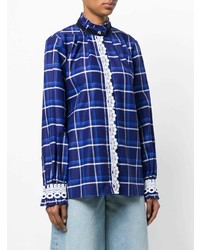 MSGM Checked Blouse