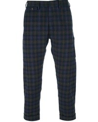 Mauro Grifoni Cropped Checked Trouser