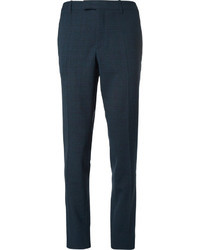 Raf Simons Slim Fit Check Wool Blend Suit Trousers