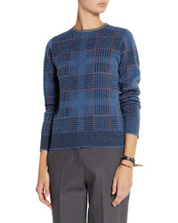 Toga Checked Wool Blend Sweater