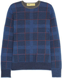 Toga Checked Wool Blend Sweater