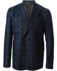 Brian Dales Checked Double Breasted Blazer