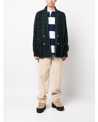 Polo Ralph Lauren Plaid Check Double Breasted Blazer