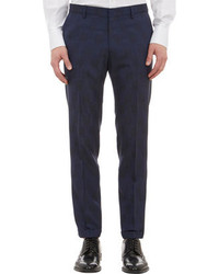 Paul Smith Shadow Check Cuffed Suit Trousers