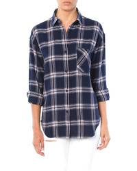Rails Jackson Rayon Flannel Long Sleeve Button Down Shirt