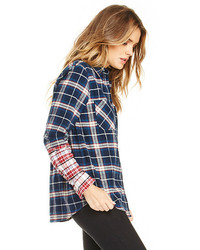Lucca Couture Plaid Flannel Shirt