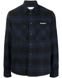 Off-White Arrows Check Print Flannel Shirt