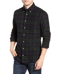 Gitman Blackwatch Plaid Flannel Shirt