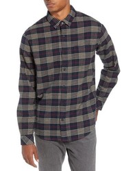 Rails Forrest Slim Fit Plaid Flannel Sport Shirt