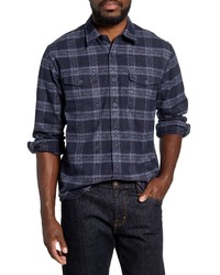 Coastaoro Imperial Regular Fit Plaid Button Up Flannel Shirt