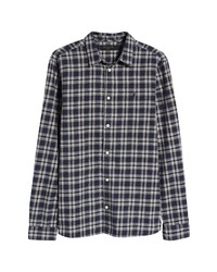 AllSaints Oneida Flannel Button Up Shirt