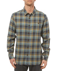 O'Neill Redmond Regular Fit Plaid Flannel Shirt