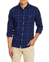 The Normal Brand Regular Fit Plaid Flannel Button Up Shirt