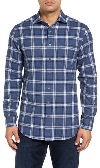 Bobby Jones Regular Fit Tartan Plaid Sport Shirt, $165 | Nordstrom ...