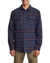 RVCA Yield Plaid Button Up Flannel Shirt