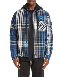 Off-White Relaxed Fit Padded Flannel Shirt