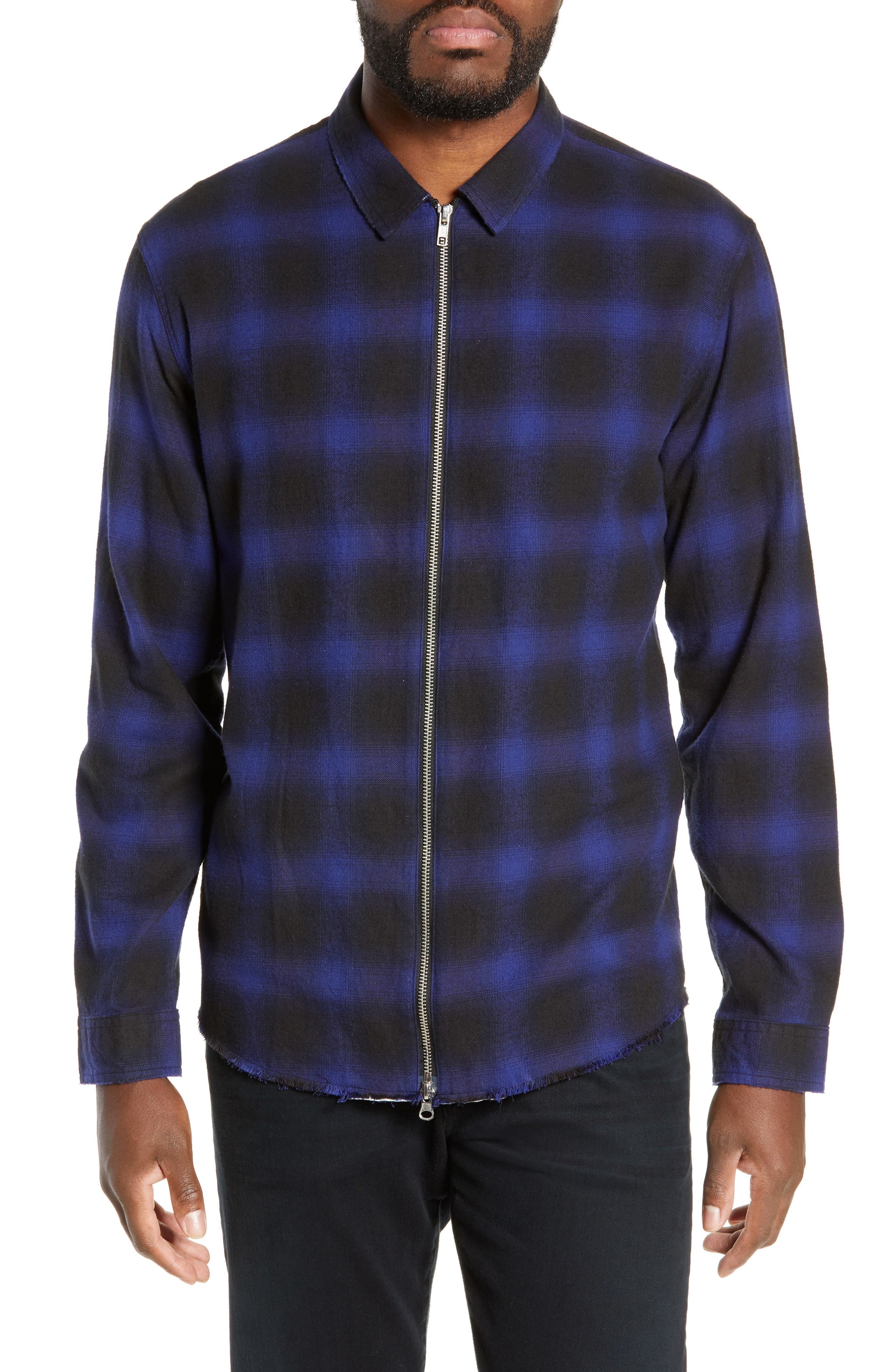 The Kooples Zip Flannel Jacket, $298 