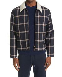 Thom Browne 4 Bar Genuine Wool Flight Jacket