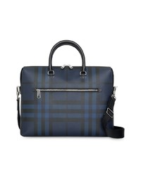 Burberry London Check And Leather Briefcase