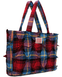 Charles Jeffrey Loverboy Red Blue Spikey Holdall Tote