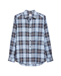 Burberry Burberrry Chingford Classic Fit Ombre Check Button Up Shirt