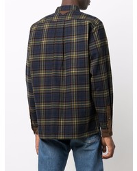 White Mountaineering Check Print Button Up Shirt