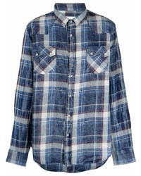 Family First Checked Long Sleeve Cotton Shirt