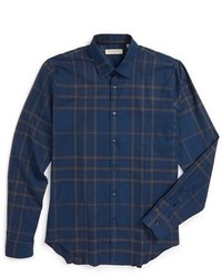 Burberry London Shelbon Trim Fit Flannel Sport Shirt