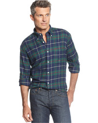 John Ashford Long Sleeve Plaid Flannel Shirt