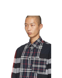Burberry Navy Check Tisdale Shirt
