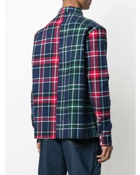 Daily Paper Patchwork Cotton Check Shirt