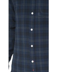 Apolis Plaid Flannel Button Down Shirt